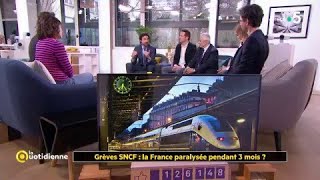 Grèves SNCF : La France paralysée pendant trois mois ?