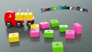 Learn Colors with Cars for Children, Toddlers - Learn Colors with Square truck