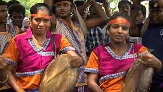 BJP Government Is Ignoring Tamil Folk Art - Tamil Nadu  Folk Artist Unique Protest - Red Pix 24x7