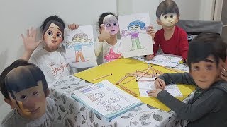 Rafadan Tayfa Macerası Boyama Etkinliği Yapıyormuşuz Eğlenceli Çocuk Videosu #2