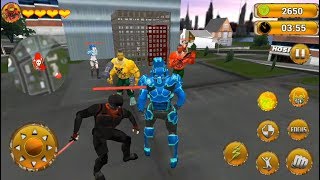 Grand Light Speed Robot Superhero City Robot Battle - Android GamePlay