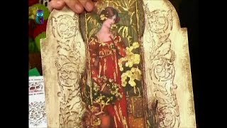 Декупаж. Изучаем декораторскую технику имитации резьбы по кости. Мастер класс. Наташа Фохтина