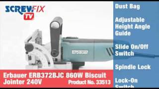 Screwfix Erbauer ERB372BJC 860W Biscuit Jointer 240V