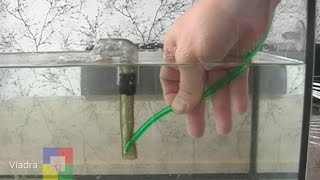 Самодельный аэрлифтный фильтр для аквариума # мальки / креветки #