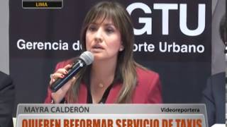 Quieren reformar servicio de taxis