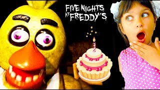 Кто ЧИКЕ испортил День РОЖДЕНИЯ? АНИМАТРОНИКИ НОВЫЙ ФНАФ FNAF Creepy Nights at Freddy's Валеришка
