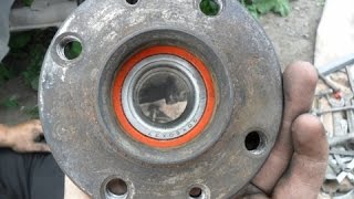 КАК СНЯТЬ И ЗАМЕНИТЬ ПОДШИПНИК ЗАДНЕЙ СТУПИЦЫ ВАЗ 2110 2111 2112