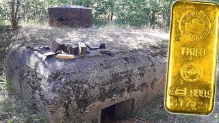 НЕМЕЦКИЙ КЛАД! РАСКОНСЕРВАЦИЯ БУНКЕРА С ЗОЛОТОМ! GERMAN treasures! DISSOLUTION OF BUNKER WITH GOLD!