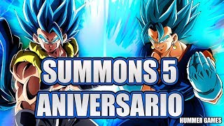 SUMMONS AL 5 ANIVERSARIO A POR LOS NUEVOS LR - DOKKAN BATTLE ESPAÑOL