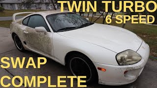 Barn Find Mk4 Supra | 2JZGTE VVTI 6 Speed Swap Complete