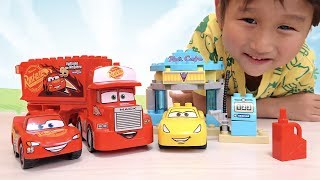 カーズ３のレゴ デュプロ フローのカフェ マックイーン マック クルーズ・ラミレス【かとちゃん】
