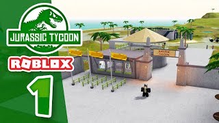 BUILDING A DINOSAUR PARK - Roblox Jurassic Tycoon #1
