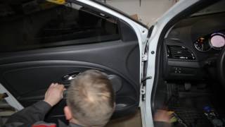 Renault Megane disassembly door - part I(Рено Меган разборка дверей)
