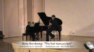 Arno Bornkamp : Hot Sonata by Erwin Schulhoff