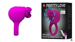 Эрекционное кольцо Frances с 3 видами ротации от Pretty Love