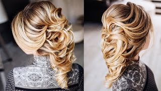 Греческая коса -  идеальная прическа для "Давай поженимся" . Greek braid hairstyle - wedding updo