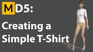 Marvelous Designer 5 Tutorial - Creating a T-Shirt