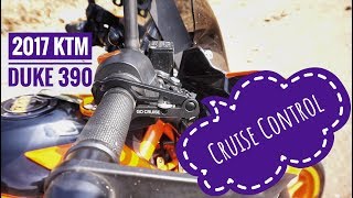 Installing Cruise Control on my 2017 KTM Duke 390