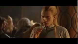 Yüzüklerin Efendisi Kesilmis Sahneler Legolas Gimli Bira Yarısması
