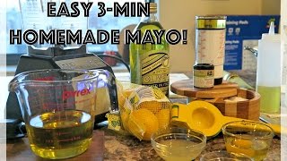 Easy Homemade Mayonnaise - Paleo and Whole 30 Friendly!