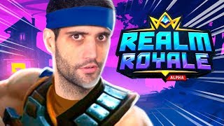 Esse NOVO battle royale veio para DERRUBAR o Fortnite - Realm Royale, Jogo GRATIS para PC