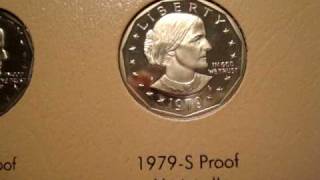 Complete Susan B. Anthony Dollar Collection