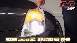 Nissan 350z LED City Lights and Front Turn Signal Blinker Bulbs 2006-2009 | Black Top Racing