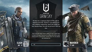 Rainbow Six Siege Grim Sky First Loadup Screen & Frost Elite Huntress Set Giveaway?