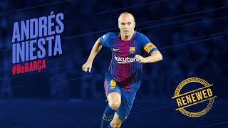 Andrés Iniesta signs lifetime contract with FC Barcelona