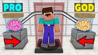 Minecraft Battle NOOB vs PRO vs GOD : BRAIN EXCHANGE! NOOB CHOOSE RIGHT BRAIN in Minecraft Animation