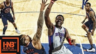 Detroit Pistons vs New York Knicks Full Game Highlights / March 31 / 2017-18 NBA Season