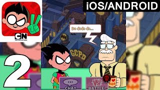 Teeny Titans Go! Figure - Story Gameplay Walkthrough Part 2 - (iOS Android)