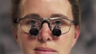 Проверка настроек бинокулярной лупы ExamVision