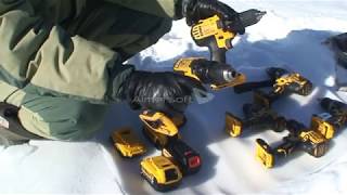Шуруповерты фирмы DeWALT и бур для льда Айсберг фирмы Тонар.