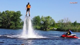 КРАСНОГРАД: Flyboard-шоу (День молодёжи - 2016)