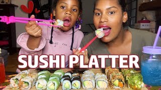 SUSHI PLATTER MUKBANG┃il n'y a pas assez de sushi