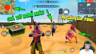 GIẢ VỜ ĐỨNG BƠM MÁU LỪA TÌNH ĐỊCH KHÔNG MAY LẠI BỊ GÁI LỪA TÌNH LẠI TRÊN NÓC XƯỞNG