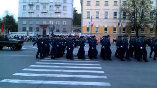 Репетиция парада Победы в Нижнем Новгороде. Часть 1