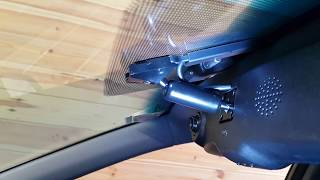 Hyundai Accent - зеркало с регистратором PHANTOM RMS-431 DVR Full HD и камера «Prime-X» MY-12-4444
