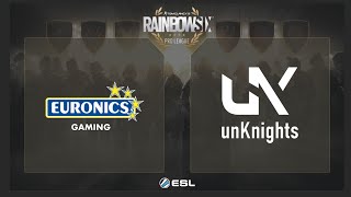 Euronics Gaming vs. unKnights - Rainbow Six Pro League on PC - EU - Playday 1