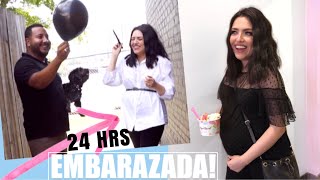 24 horas siendo mamá EMBARAZADA + Gender Reveal! ????| Ashley Meza