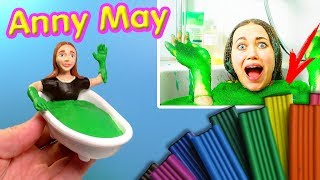 ЛЕПИМ ЭННИ МЭЙ В ВАННЕ ЖЕЛЕ | Anny May