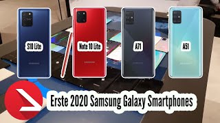 Samsung Galaxy A51 & A71 besser als das S10 Lite & Note 10 Lite? Erster Eindruck auf der #CES2020