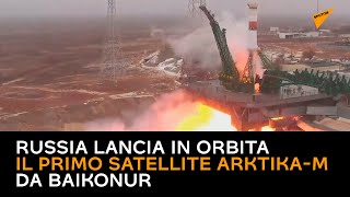 Russia lancia in orbita il primo satellite Arktika-M da Baikonur