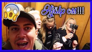 Sex influencers fastnar i hissen!!! | vlogg