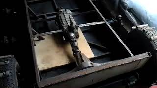 самодельный гусеничный вездеход "Митрич". сняли со стапеля