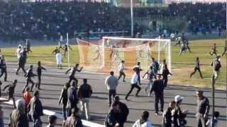 Football Fight and Pitch Invasion - Tajikistan Premier League (8-11-12)