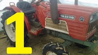 Naprawiam japoński traktorek firmy Yanmar model YM2310D cz1