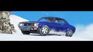 70' Toyota Celica Widebody in the SNOW! | CAR PORN | Forza Horizon 3 Blizzard Mountain