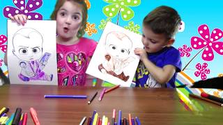 3 МАРКЕРА ЧЕЛЛЕНДЖ на русском / 3 MARKER CHALLENGE